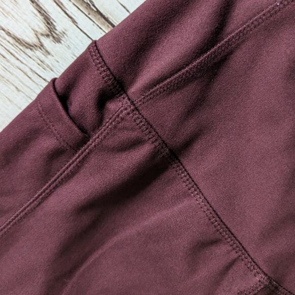 Danskin Plum High Waist Cropped Workout Leggings sz Small - Picture 4 of 5